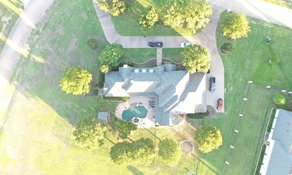 New shingle roof installation on a home in Pleasant Hill